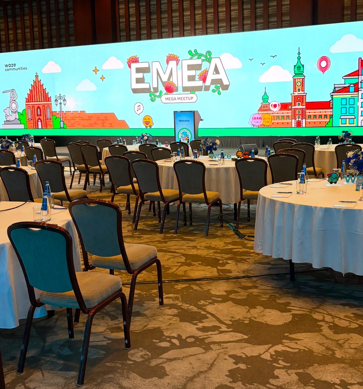 הופעה ראשית בכנס השנתי של קהילת Waze באירופה